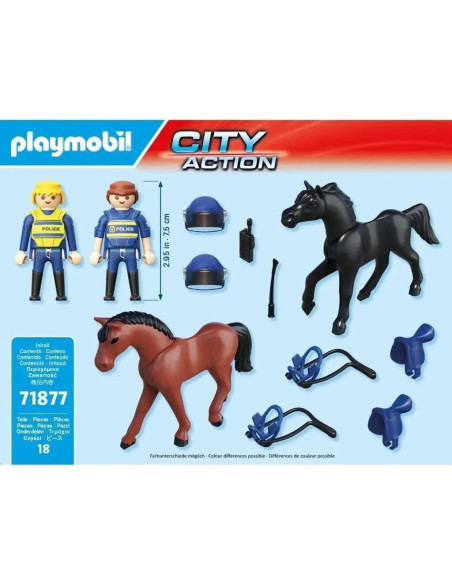 Playmobil - Poliziotti a Cavallo