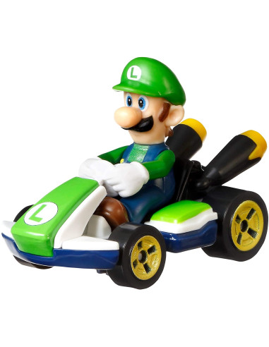 Hot Wheels Mario Kart Die Cast - LUIGI