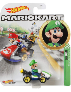 Hot Wheels Mario Kart Die Cast - LUIGI 2