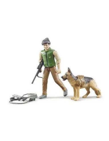 Bruder - Guardia forestale con cane ed...