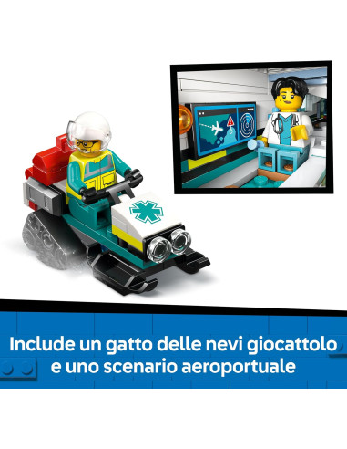 Lego City - Aereo ambulanza di emergenza