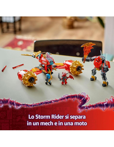 Lego Ninjago - Mech Storm Rider di Kai