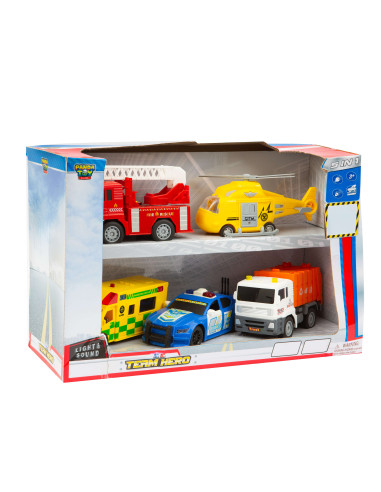 Fast Wheels Set 5 Mezzi Lavoro