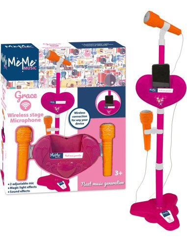 Grace Microfono da Palco Wireless Pink