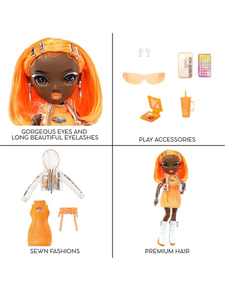 Rainbow High S23 Fashion Doll -NO (Orange)