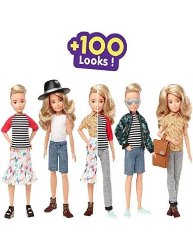 Creatable World KIT DELUXE Capelli biondi lisci