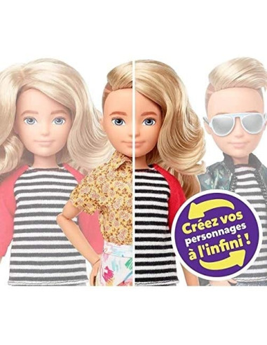 Creatable World KIT DELUXE Capelli biondi lisci