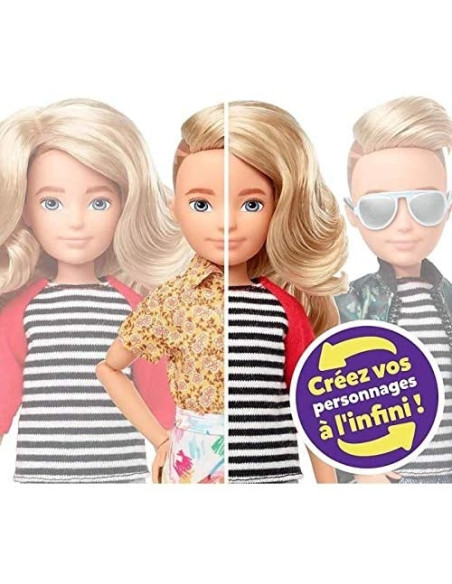 Creatable World KIT DELUXE Capelli biondi lisci