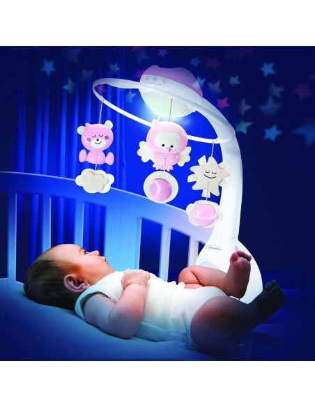 Giostrina Proiettore 3 in 1 Rosa