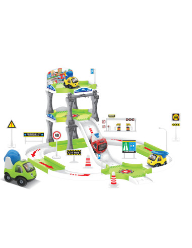 Giò Baby Garage c/ 4 Veicoli