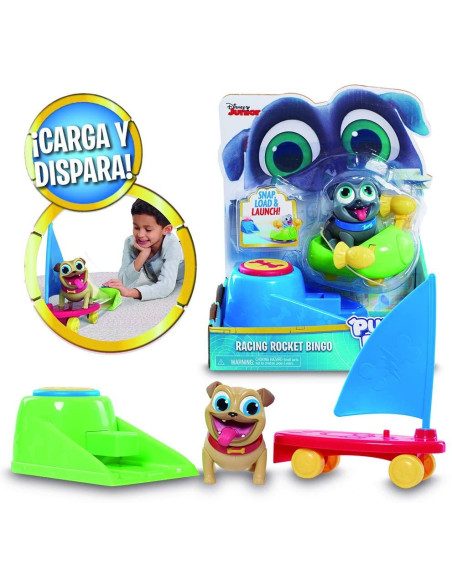 puppy dog pals-personaggio c/lanciatore
