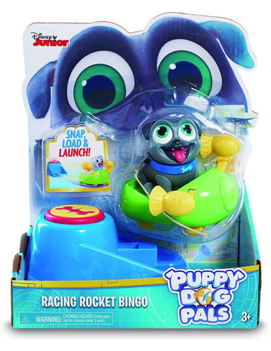 puppy dog pals-personaggio c/lanciatore