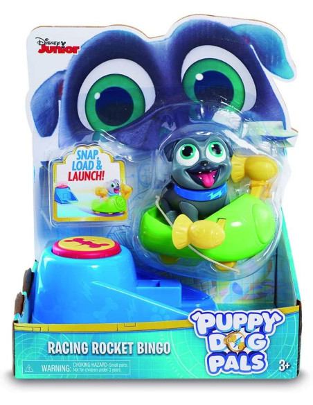 puppy dog pals-personaggio c/lanciatore