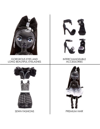 Rainbow High Shadow High Doll - Shanell Onyx