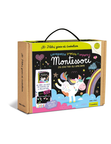 Lavagnetta Zig Zag tra gli Unicorni Montessori