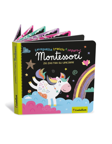 Lavagnetta Zig Zag tra gli Unicorni Montessori