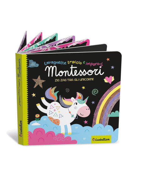 Lavagnetta Zig Zag tra gli Unicorni Montessori