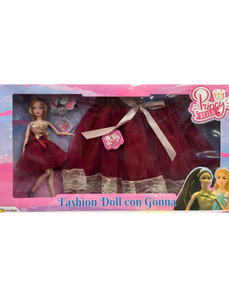 Princy Bella Fashion Doll con Gonna