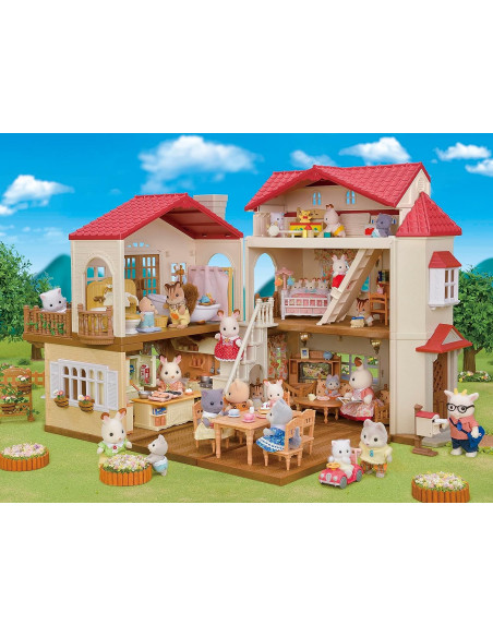 Sylvanian Families - Casa Grande con luci, attico segreto 