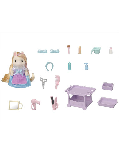 Sylvanian Families - Set parrucchiere dei Pony