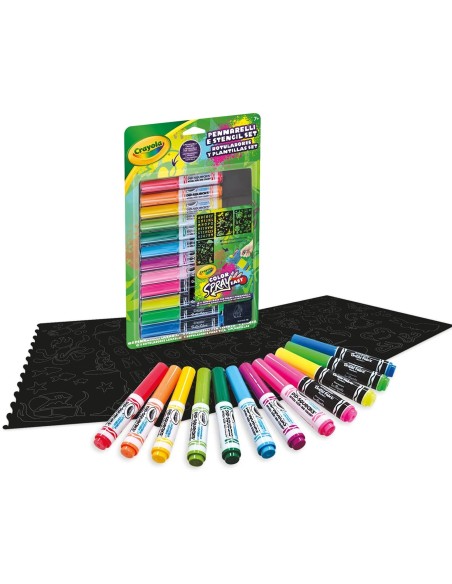 Ricarica color Spry Mini - Pennarelli e Stencils Set