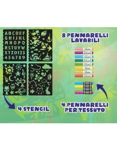 Ricarica color Spry Mini - Pennarelli e Stencils Set 2