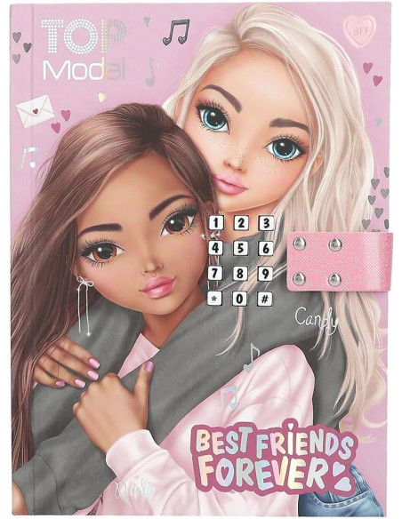 Diario con codice e sound Topmodel My BFF