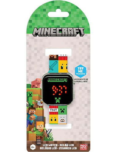 Orologio Minecraft Led ass.ti