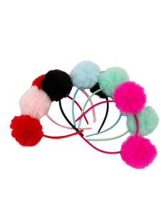 Cerchietto Pon Pon assortito