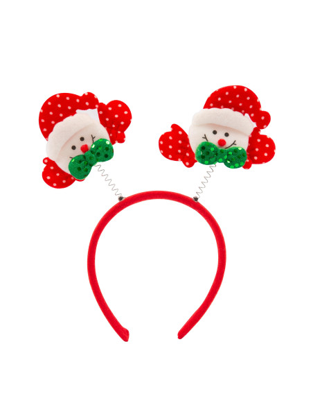 Cerchietto XMAS con molle assortito