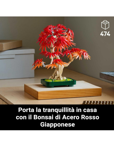 Lego Botanicals - Bonsai di acero rosso giapponese