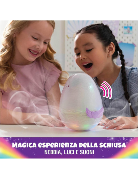 Hatchimals Alive Magico Uovo in Versione Pufficorn Ice o Sky