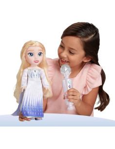 Frozen Elsa Cantante con microfono 2