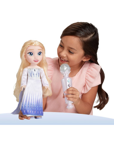 Frozen Elsa Cantante con microfono