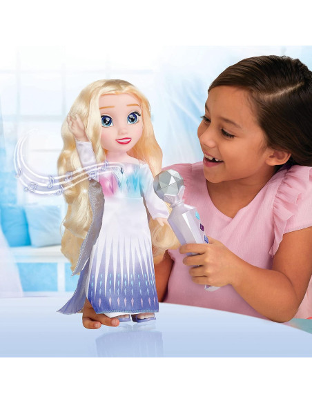 Frozen Elsa Cantante con microfono