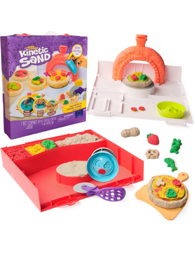 Kinetic Sand Squish Pizza