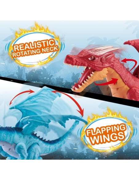 Robo Alive Dragon Rosso o Blu