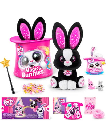 Zuru Pets Alive - Cilindro magic bunnies surprise colori assortiti