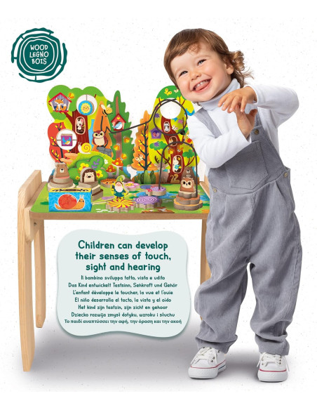 Montessori Legno Tavolo 1000 attività cresce con te