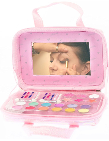 Girabrilla Puffer Makeup set rosa fluo