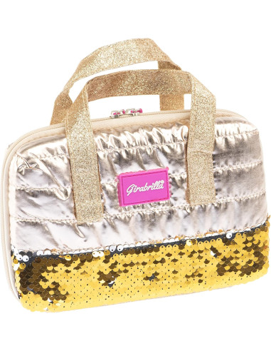 Girabrilla Puffer Makeup set oro