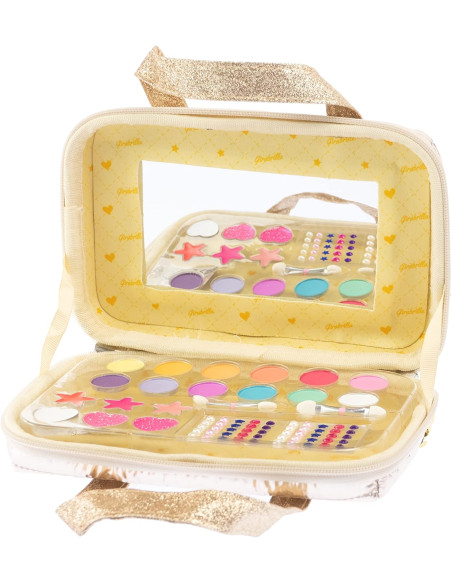 Girabrilla Puffer Makeup set oro