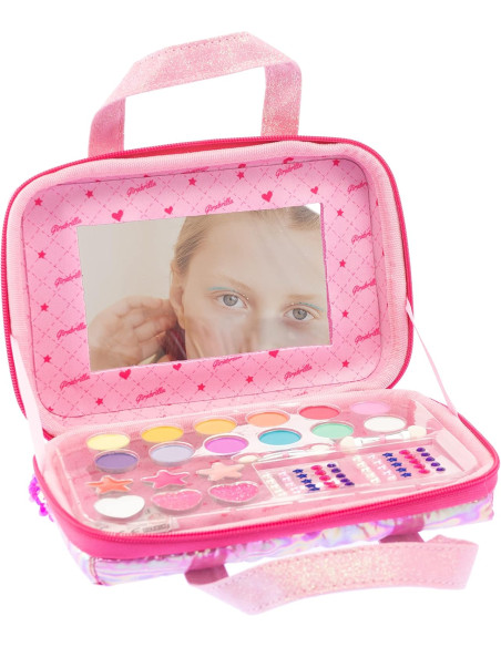 Girabrilla Puffer Makeup set fucsia