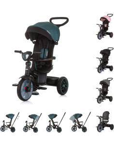 Triciclo Derby Teal c/ cappottina 