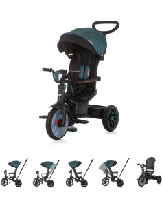 Triciclo Derby Teal c/ cappottina  2