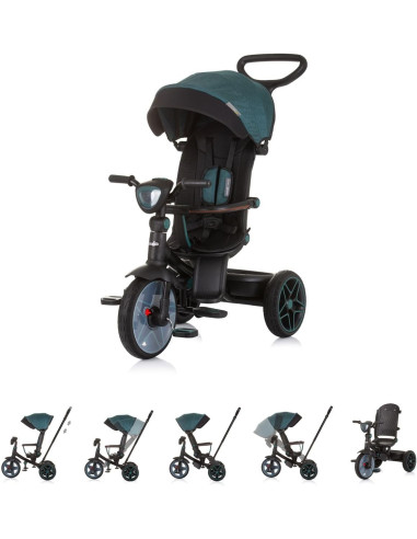 Triciclo Derby Teal c/ cappottina 