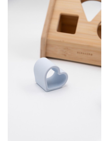 Bamboom - Casetta Puzzle in legno Blu