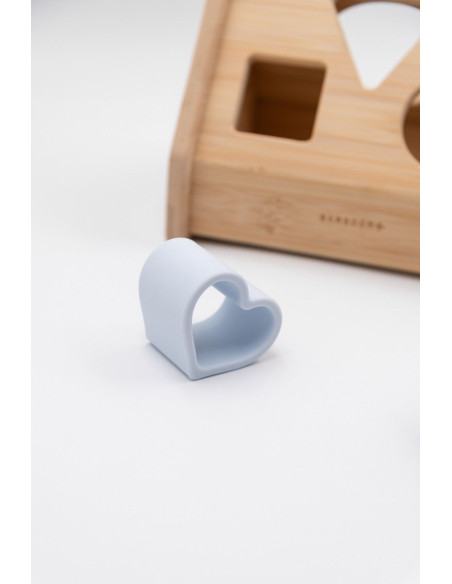 Bamboom - Casetta Puzzle in legno Blu