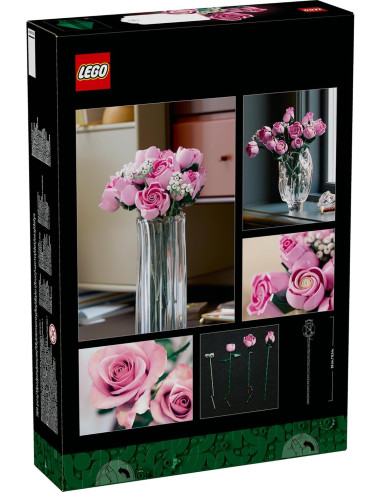 Lego Botanicals - Bouquet di rose rosa