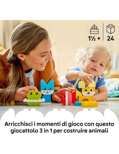 Lego Duplo - Animali domestici creativi 3 in 1